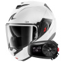 Casque Flip Up Shark Oxo SP Lyne WSS + Kit Bluetooth 5S Solo