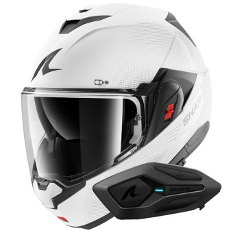 Flip Up Shark Oxo SP Lyne WSS + Kit Bluetooth Sena for Shark Solo