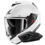 Casque Flip Up Shark Oxo SP Lyne WSS + Kit Bluetooth Sena for Shark Solo