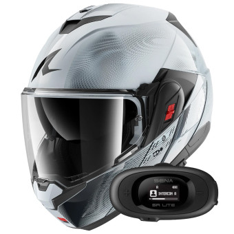 Casque Flip Up Shark Oxo Speed-Tech SWK + Kit bluetooth 5R Lite Solo Casque Flip Up Shark Oxo Speed-Tech SWK + Kit bluetooth 5R Lite Solo