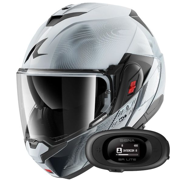 Flip Up Shark Oxo Speed-Tech SWK + Kit bluetooth 5R Lite Solo