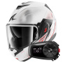 Casque Flip Up Shark Oxo Speed-Tech WRK + Kit Bluetooth 5S Solo