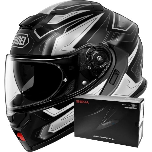 Flip Up Shoei Neotec 3 Anthem TC-5 + Intercom Sena SRL-03 Flip Up Shoei Neotec 3 Anthem TC-5 + Intercom Sena SRL-03