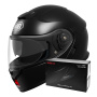 Casque Flip Up Shoei Neotec 3 Black + Intercom Sena SRL-03