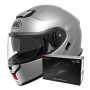 Casque Flip Up Shoei Neotec 3 Light Silver + Intercom Sena SRL-03
