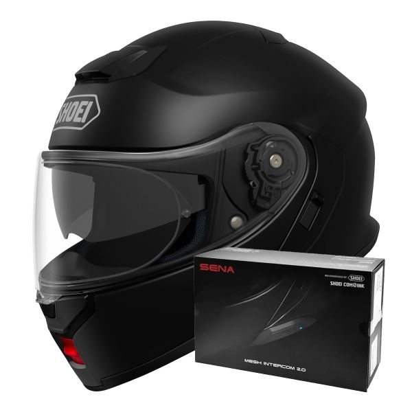 Flip Up Shoei Neotec 3 Matt Black + Intercom Sena SRL-03 Flip Up Shoei Neotec 3 Matt Black + Intercom Sena SRL-03