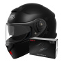 Casque Flip Up Shoei Neotec 3 Matt Black + Intercom Sena SRL-03