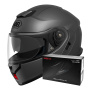 Casque Flip Up Shoei Neotec 3 Matt Deep Grey + Intercom Sena SRL-03