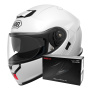 Casque Flip Up Shoei Neotec 3 White + Intercom Sena SRL-03