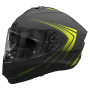 Casque Flip Up Stormer Blow Angel Black Neon Yellow Matt