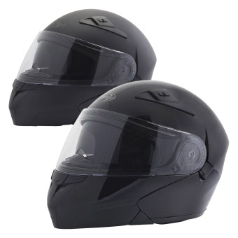 Flip Up Stormer 2 flip-up helmets pack Turn black + Turn matt black