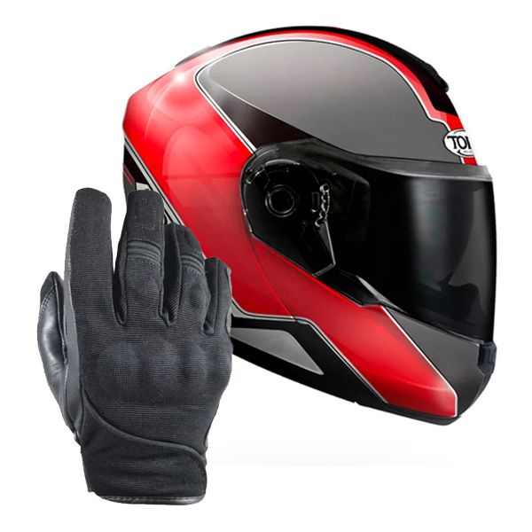 Flip Up Torx Neil 2 Trip Red + Splash Waterproof Black