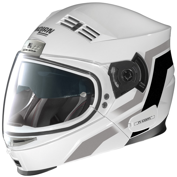 Flip Up Nolan N71 Motion Ncom White 5