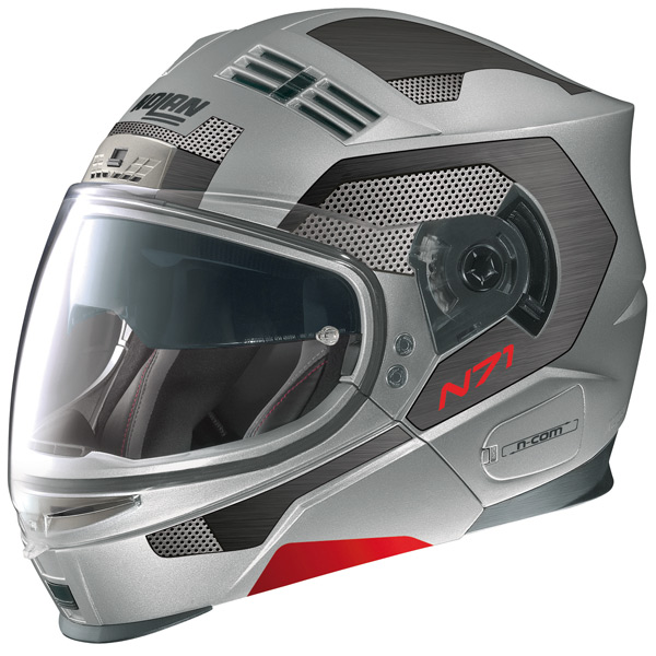 Flip Up Nolan N71 S2 Ncom Grey Mat 8