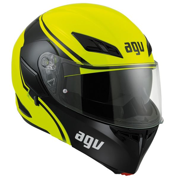 Flip Up AGV Compact ST Course Yellow