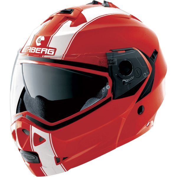 Flip Up Caberg Duke II Legend Ducati Red White