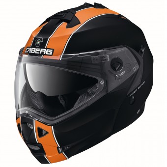Flip Up Caberg Duke Legend Matt Black Orange