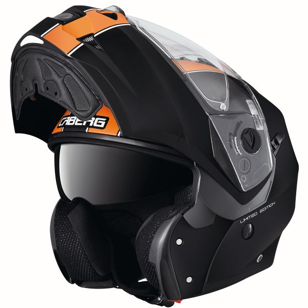Caberg Duke Legend Matt Black Orange