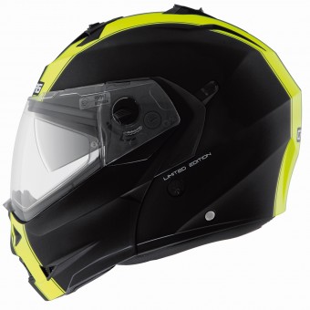 Flip Up Caberg Duke Legend Matt Black Yellow