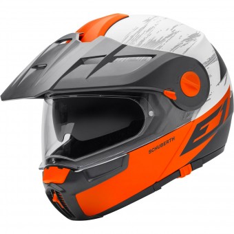 Casque Flip Up Schuberth E1 Crossfire Orange Casque Flip Up Schuberth E1 Crossfire Orange