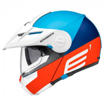 Casque Flip Up Schuberth E1 Cut Blue Casque Flip Up Schuberth E1 Cut Blue