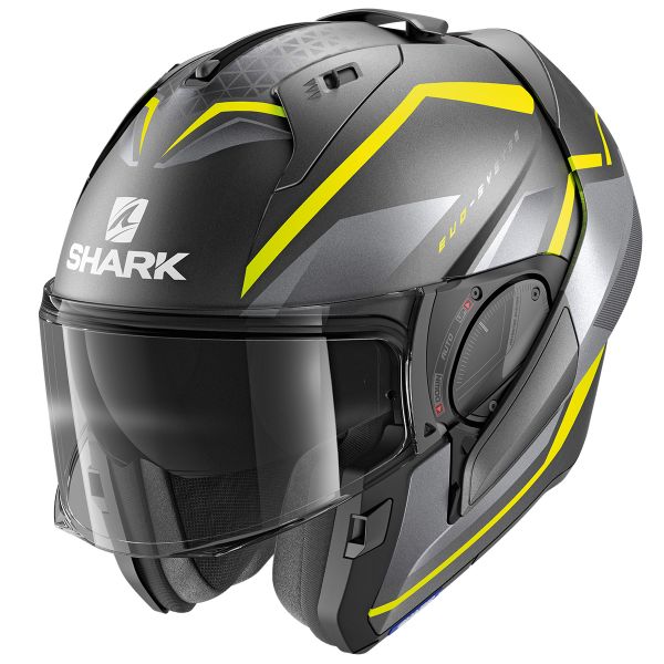 Shark Evo-Es Yari Mat AYS + Kit Bluetooth SMH5 Solo