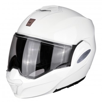 Casque Flip Up Scorpion Exo Tech White Casque Flip Up Scorpion Exo Tech White