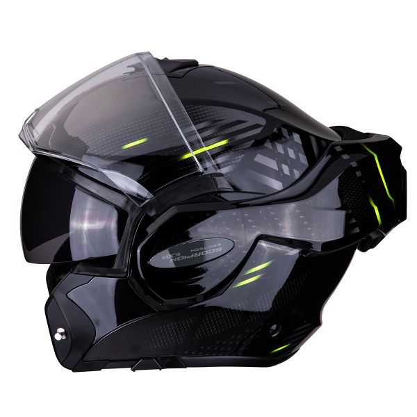 Pack Helmet + Systems Scorpion Exo Tech Pulse Black