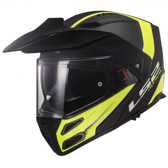 Flip Up LS2 Metro Evo P/J Rapid Matt Black Yellow FF324