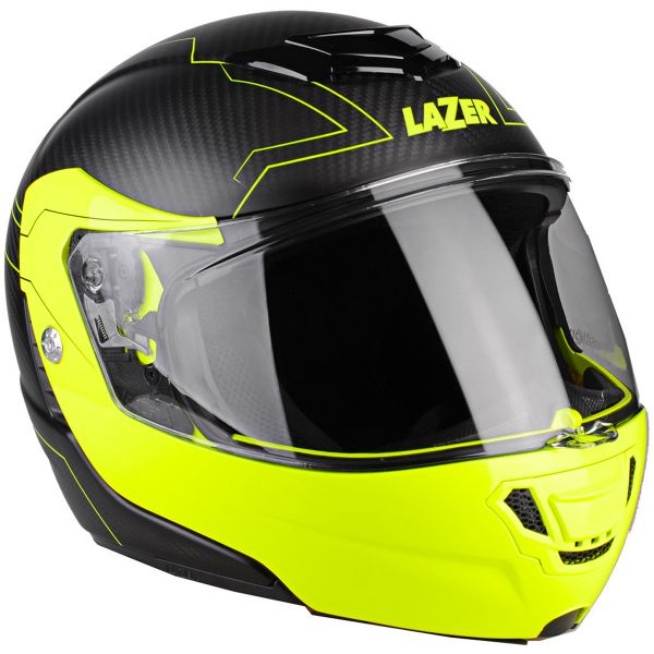 Flip Up Lazer Monaco Evo Droid Pure Carbon