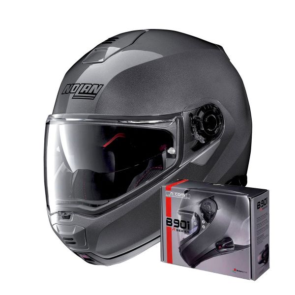 Great Deals Nolan N100 5 Classic N-Com Lava Grey 4