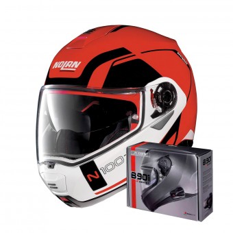 Great Deals Nolan N100 5 Consistency N-Com Corsa Red 23