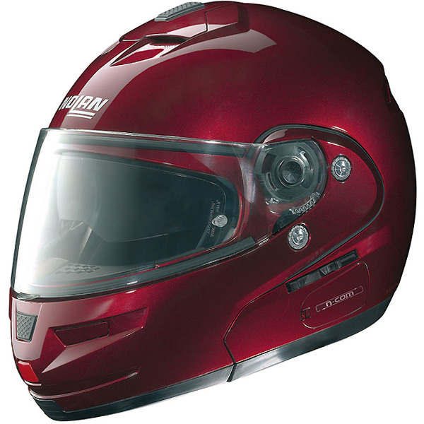 Flip Up Nolan N103 Classic N-COM Burgundy 6