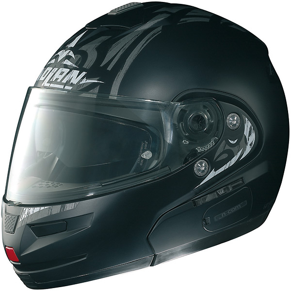 Flip Up Nolan N103 Target N-COM Flat Black 15