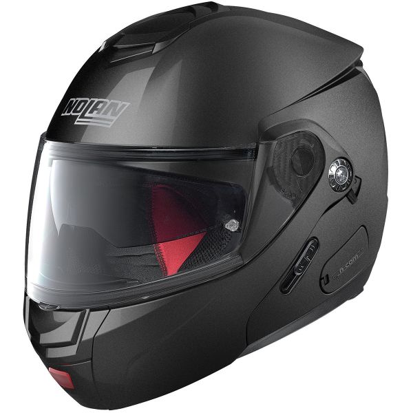 Flip Up Nolan N90 2 Classic N-Com Lava Grey 4