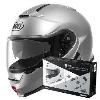 Flip Up Shoei Neotec II Light Silver