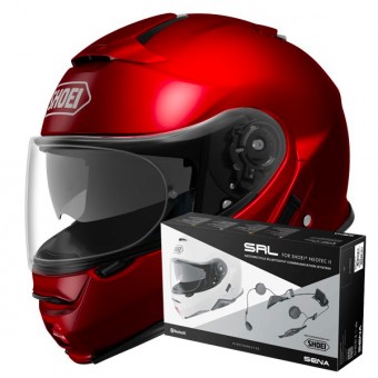 Flip Up Shoei Neotec II Wine Red