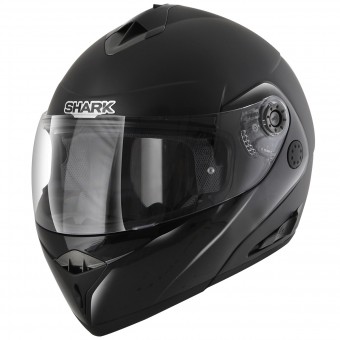 Flip Up Shark Openline Dual Black BLK Pinlock