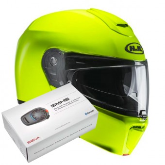 Flip Up HJC RPHA 90 Fluo Green