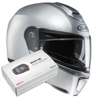 HJC RPHA 90 Semi Flat Silver
