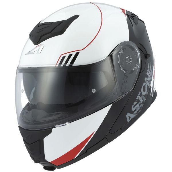 Flip Up Astone RT 1200 Upline Red White Flip Up Astone RT 1200 Upline Red White