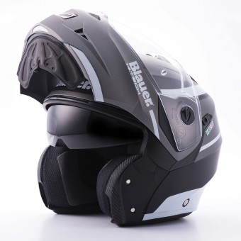 Flip Up Blauer Sky II Noir Titanium White Matt