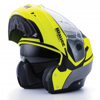 Flip Up Blauer Sky II Titanium Yellow Black Matt
