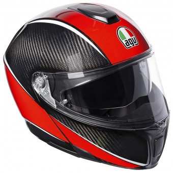 Flip Up AGV Sportmodular Aero Carbon Red