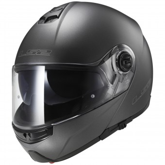 Flip Up LS2 Strobe Matt Titanium FF325