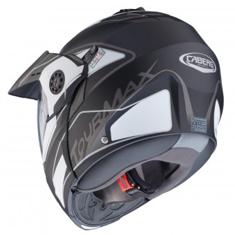Caberg Tourmax Marathon Matt Black White Anthracite