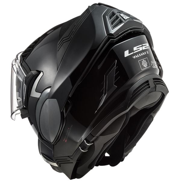 LS2 Valiant II Black FF900 + Kit Bluetooth 5S Solo