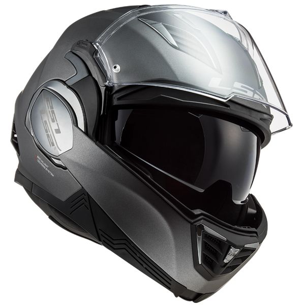 LS2 Valiant II Matt Titanium FF900 + Kit Bluetooth 5S Solo