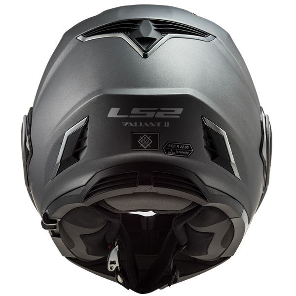 LS2 Valiant II Matt Titanium FF900 + Kit Bluetooth 5S Solo