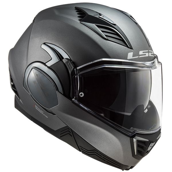 LS2 Valiant II Matt Titanium FF900 + Kit Bluetooth 5S Solo